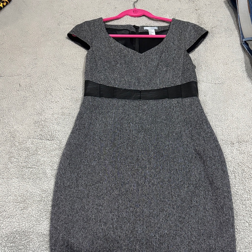 Tweed Gray Women's Dress